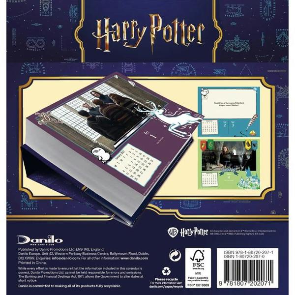 Harry Potter Desk Calendar 2027, Desk Calendars, Day To View, Entertainment, Gift