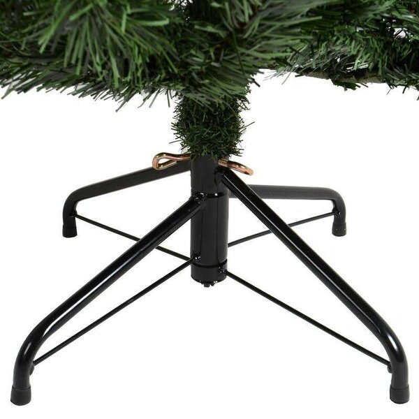 Shatchi 4ft Green Artificial Christmas Tree with 230 Tips and Clear Fairy Lights