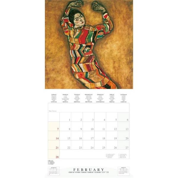 Egon Schiele Calendar 2027, Wall Calendars, Month To View, Art, Gift