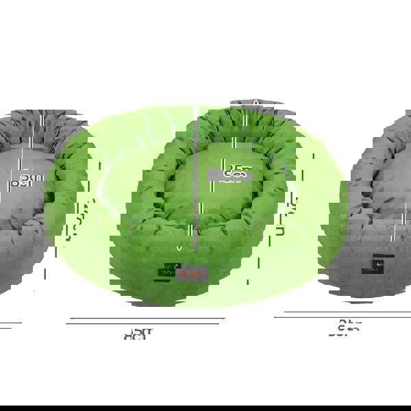 Skylos Dog Bed Donut Soft Large Cat Beds For Calming Pet Anti Anxiety Washable L