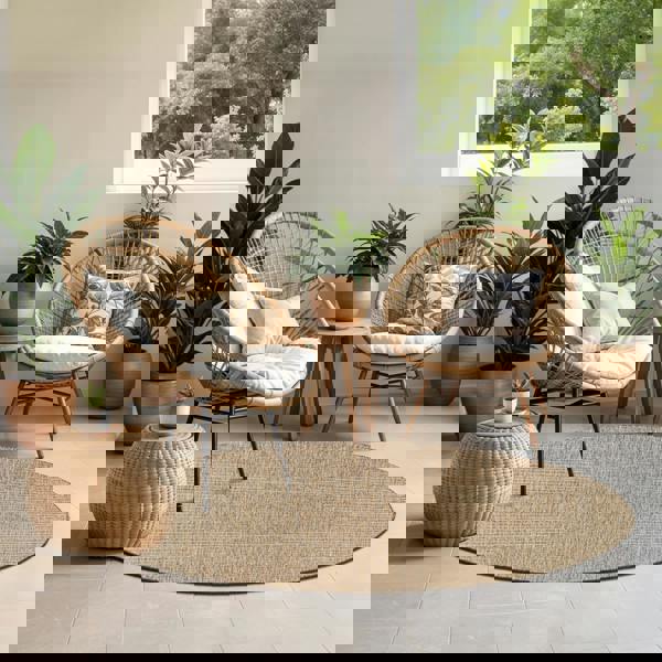 Livabliss Eagean-Global Beige Brown Cream In- & Outdoor Rug