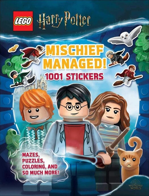 LEGO Harry Potter 1001 Stickers Activity Book by Ameet Publishing – Hogwarts Wizarding World Sticker, Puzzle & Colouring Book for Kids