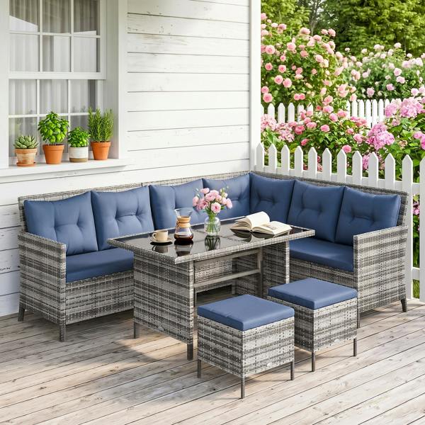 Rattan Sofa Set