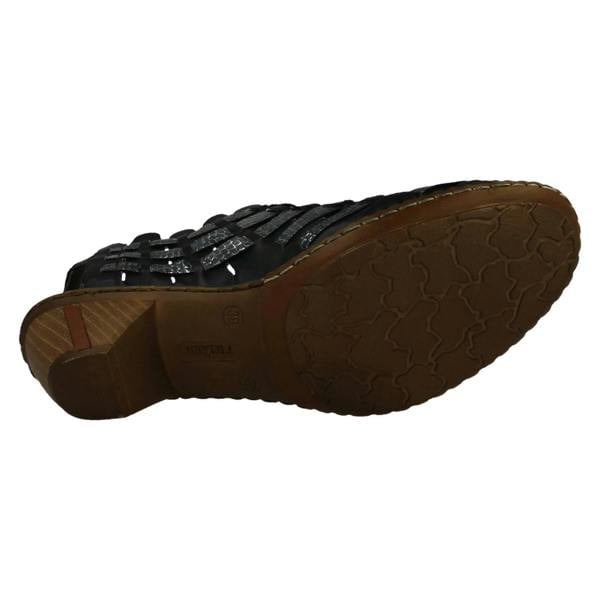 Rieker Ladies Rieker Sling Back Shoes With Woven Detail 46778