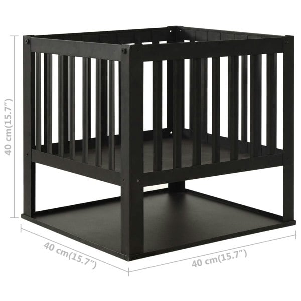 Berkfield Fire Pit 40x40x40 cm Steel