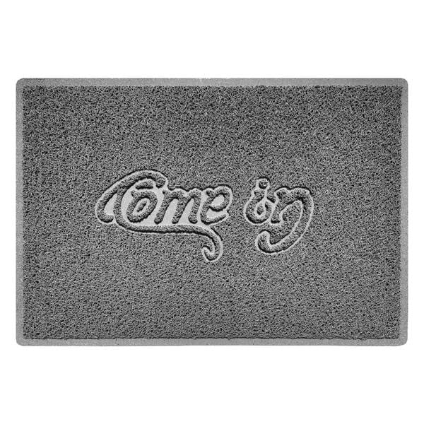 Nicoman "Come In" Grey Spaghetti Door Mat