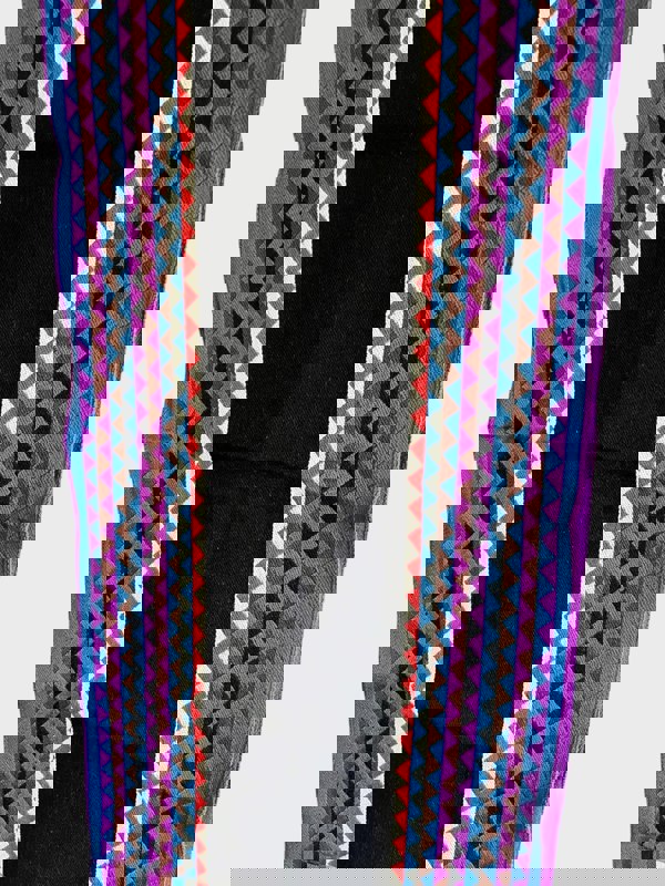 Missoni Wool Zigzag Multi Scarf Red