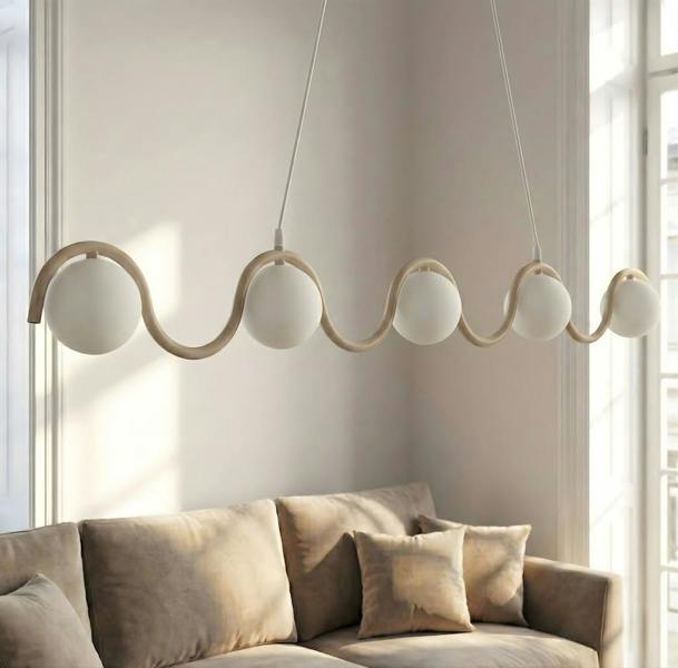Emibig SINUS Pendant Lamp 5 x G9 Beige