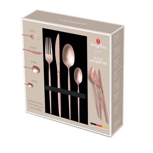 Berlinger Haus 24 Piece Cutlery Set Rose Gold BH2641