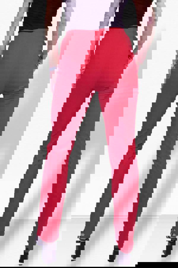 Paulo Due Women's Pull On Stretch Straight Leg Trousers