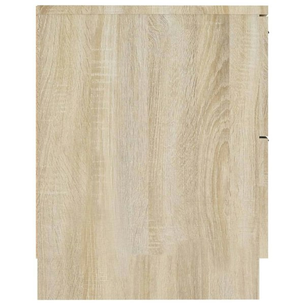 Berkfield Bedside Cabinets 2 pcs Sonoma Oak Engineered Wood
