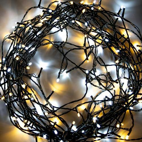 Warm and Cool White Christmas String Lights Range, 8 Light Modes, Indoor and Outdoor Decorative LED Fairy Lights image 7
