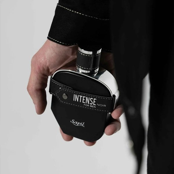 Sapil Intense Noir Eau de Parfum 100ml in hand down shot