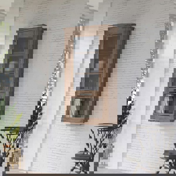 Furniture To Go Corona Wall Display cabinet in Tabak Oak