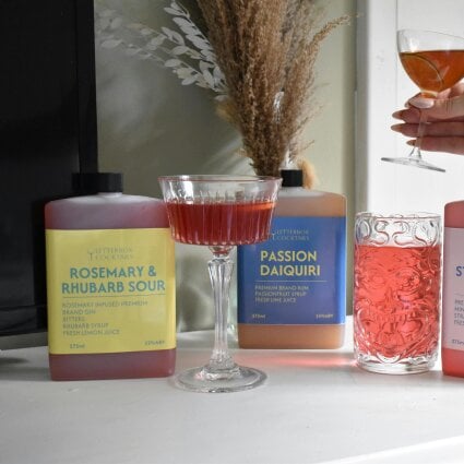 Letterbox Cocktails Rosemary & Rhubarb Sour – Premium Letterbox Cocktail (100ml)