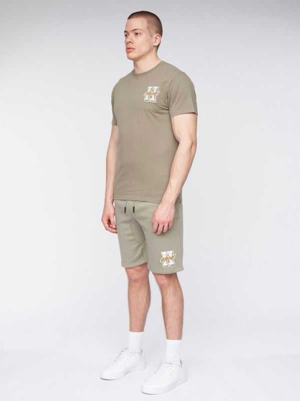 Henleys Aitchen Jog Shorts Dusty Olive