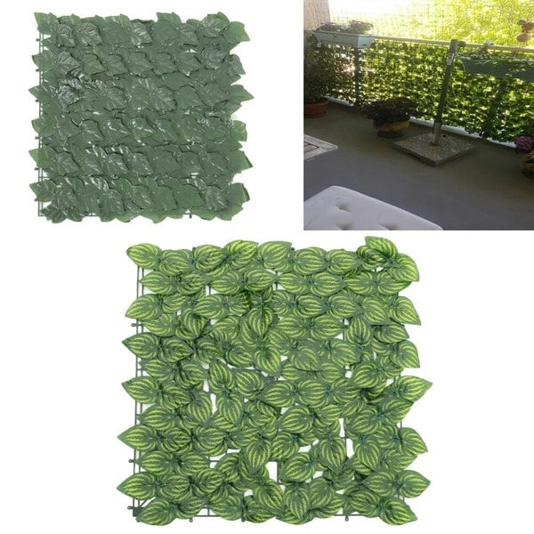 6PCS Artificial Grape Leaves Privacy Fence Living and Home 