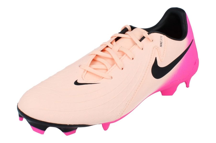Nike Phantom Gx II Academy Fg/Mg Mens Football Boots Fd6723  800 - Crimson Tint Black Pink Blast 800 - Photo 0