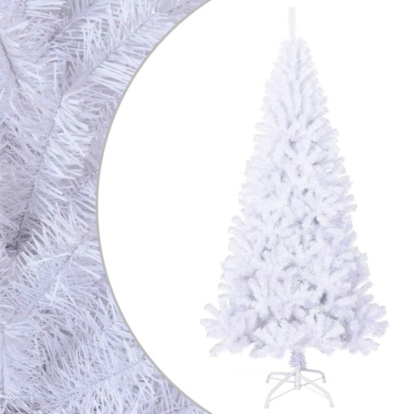 Berkfield Artificial Christmas Tree with Thick Branches White 210 cm PVC