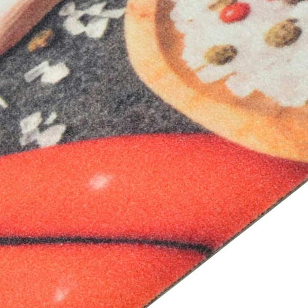 Berkfield Kitchen Rug Washable Vegetables 45x150 cm Velvet