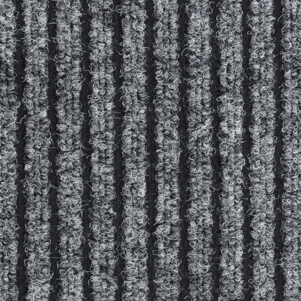 Berkfield Doormat Striped Grey 60x80 cm