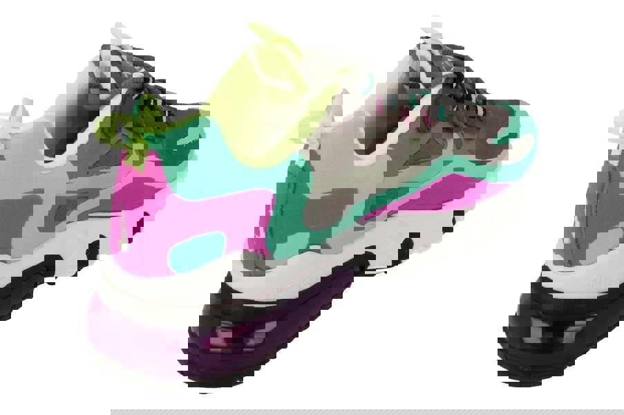 Nike Air Max 270 React GS Bq0103  007 - Gunsmoke Reflect Silver 007 - Photo 2