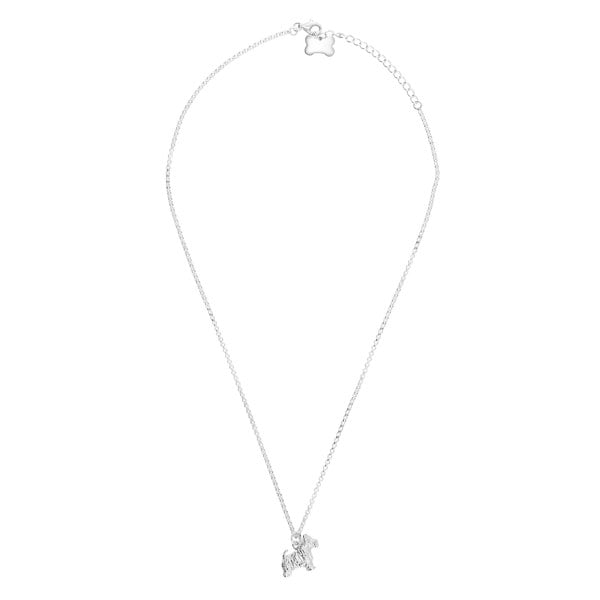 Westie Silver Necklace - Personalised - MYLEE London