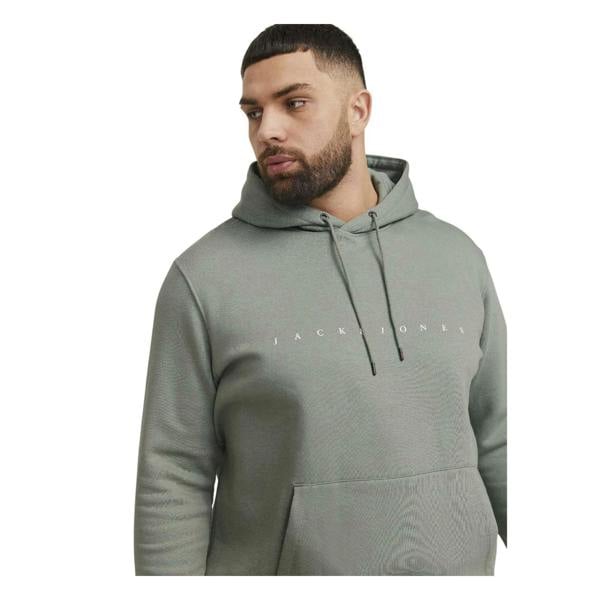 Jack And Jones Mens Star Plus Hoodie - Green - 