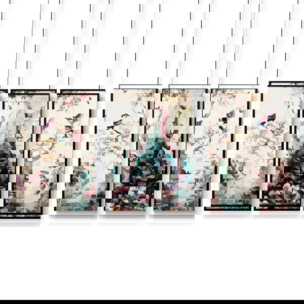 3 set of wall art | chinoiserie prints for living rooms