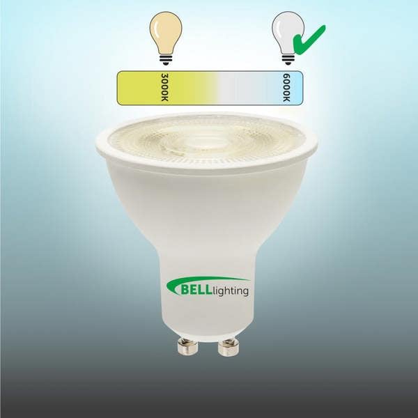 BELL Lighting GU10 Dimmable LED Spotlight 4.4W Energy Saving Light Bulb
