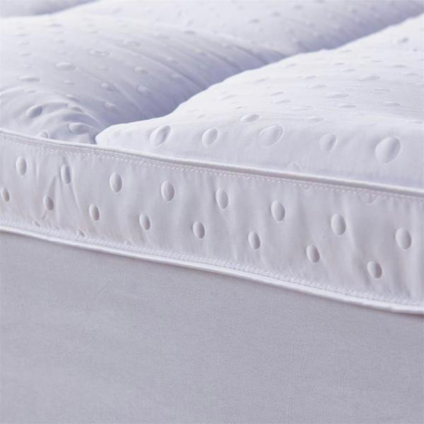 5cm 3D Bubble White Super King Mattress Topper