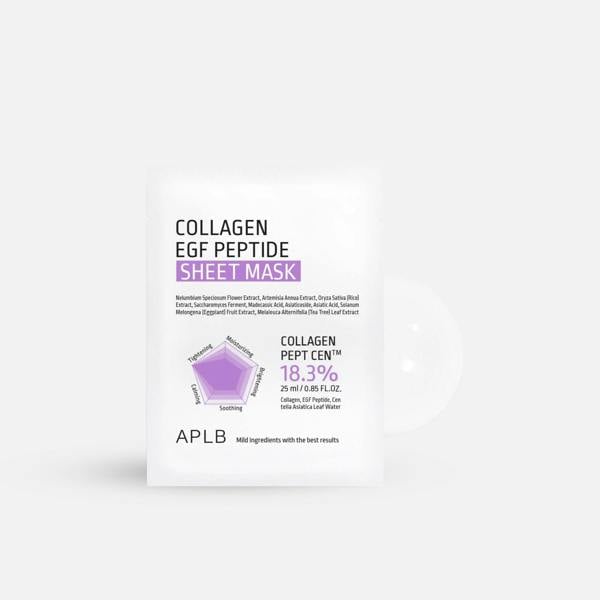 APLB Collagen EGF Peptide Sheet Mask (1pc / 10pcs)
