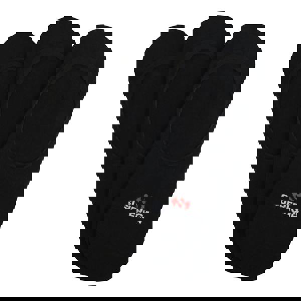 Superga Womens/Ladies No Show Socks (Pack of 3) - Black