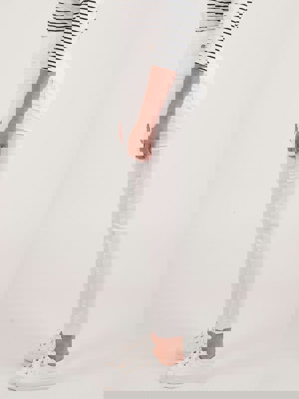 PennyPlain Pull On Jeans - White