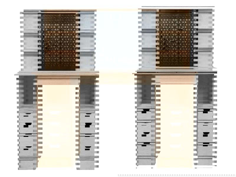 wooden cabinet workbench