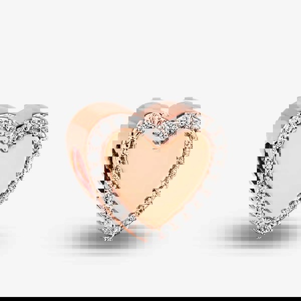 Rosa Lea Pave Edge Heart Charm AM-2THB011606