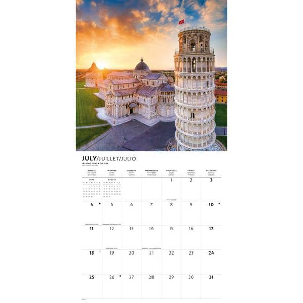Italia Calendar 2027, Wall Calendars, Month To View, Travel, Gift