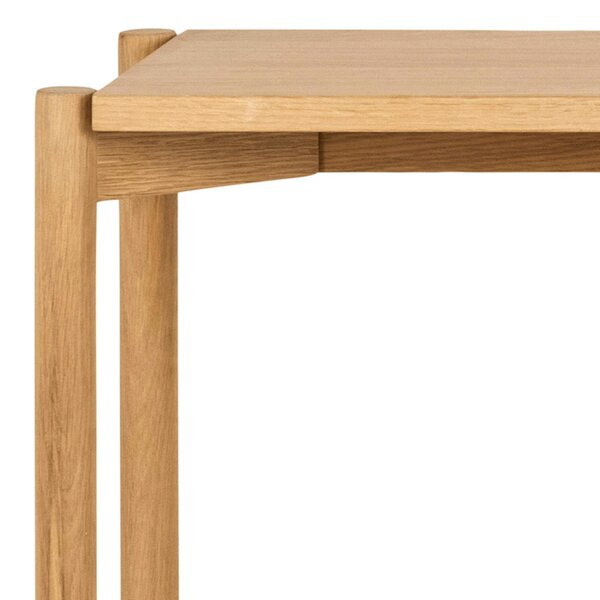 Wyld Haus Berrytwist Scandi Natural Oak Veneer Bookcase 4 Shelves