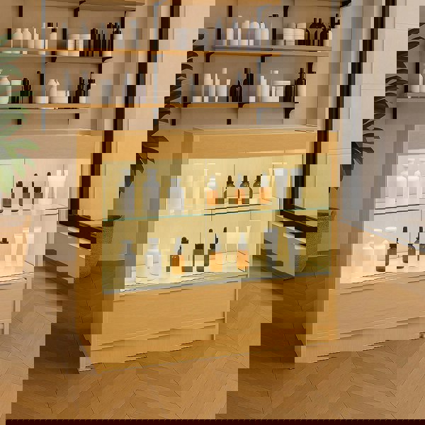 Monstershop LED Retail Shop Counter C900 - Maple