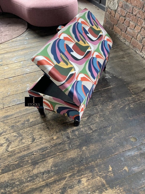 PREMIUM Multi Colour Handmade footstool