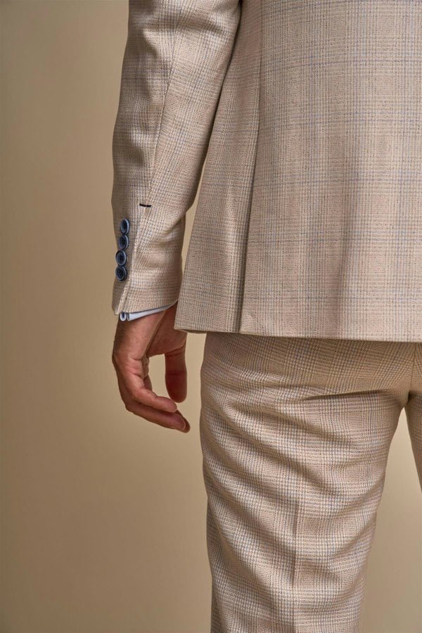 Caridi beige Blazer back Detail