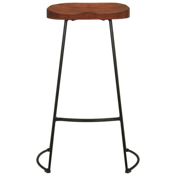Berkfield Gavin Bar Stools 2 pcs 50x40x78 cm Solid Wood Mango