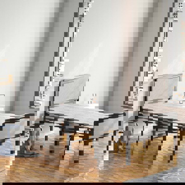 Grey Portable Folding Guest Bed Living and Home