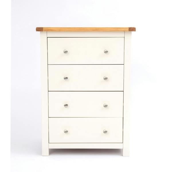 Maggiori 4 Drawer Chest of Drawers Chrome Knob