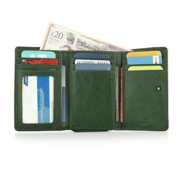 PRIMEHIDE Soft Leather Trifold Purse For Women - Velura