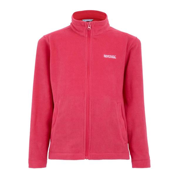 Regatta Great Outdoors Childrens/Kids King II Lightweight Full Zip Fleece Jacket - Pop