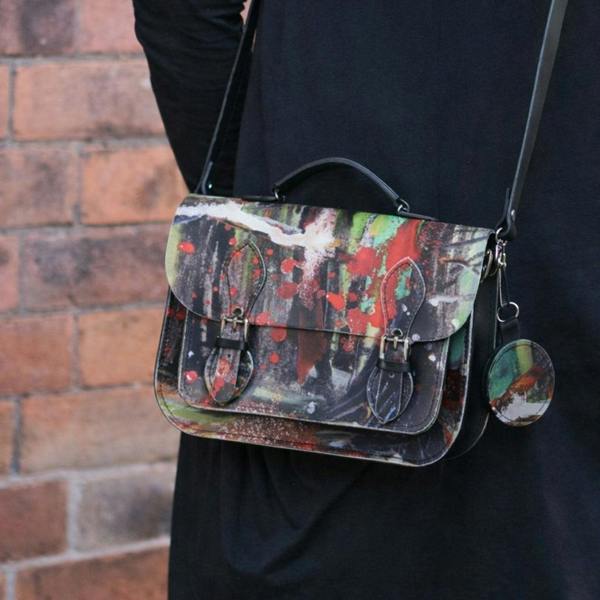 Zatchels Leather Midi Satchel - Rachel Gadsden Artist Edition