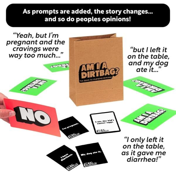 Games Am I A Dirtbag? Party Game