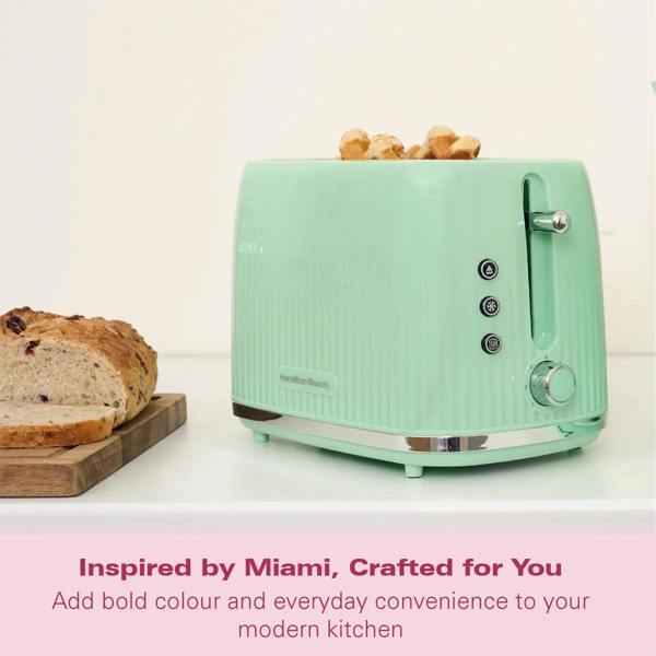 Hamilton Beach Miami 2 Slice Toaster Mojito Mint