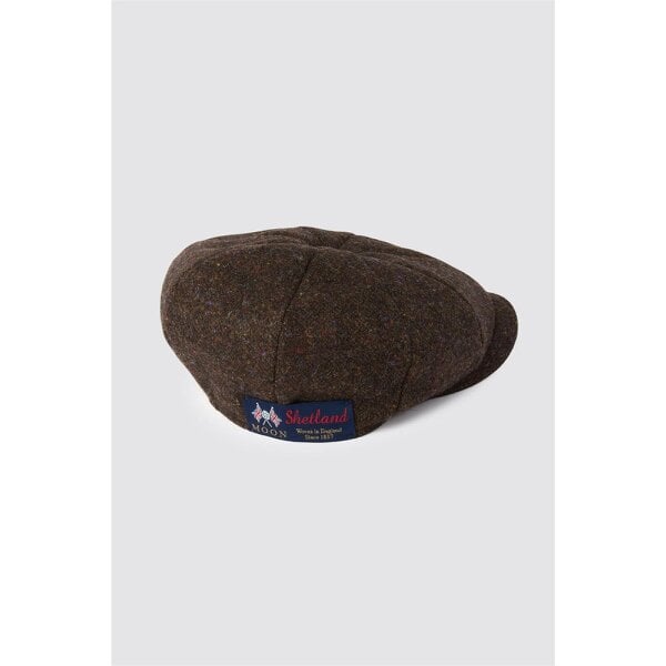 Alexandre Silver Alexandre x Abraham Moon's Brown Wool Baker Boy Hat